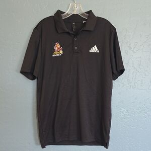 Adidas Black Polo with Embroidered Logos